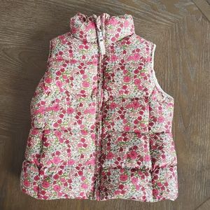 Girls Lands End puffer vest